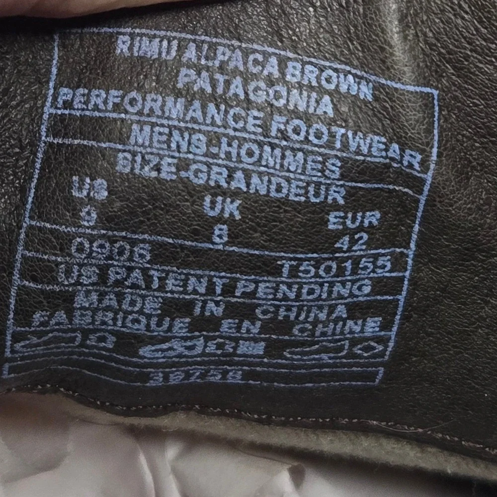 Patagonia excellent pre